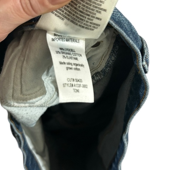 Agolde Toni Mid Rise ankle Straight Leg in Stratosphere size 28 - Picture 6 of 6